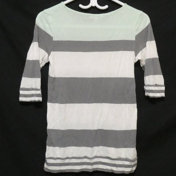 OLD NAVY | small | Striped 3/4 Sleeve Shirt | GUC - Picture 2 of 12